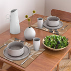 Minimal vase with plant leaves 1 Placemat Gallery Image 2