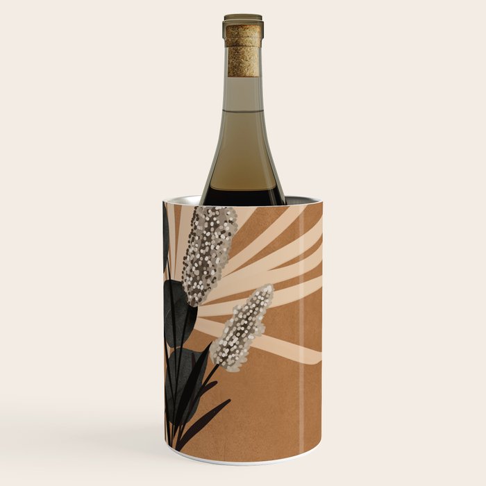 Minimal vase with plant leaves 1 Wine Chiller Gallery Image 3
