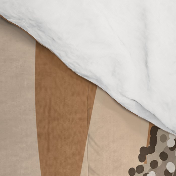 Minimal vase with plant leaves 1 Comforter Gallery Image 4