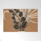 Minimal vase with plant leaves 1 Welcome Mat Gallery Image 1