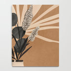 Minimal vase with plant leaves 1 Notebook Gallery Image 4