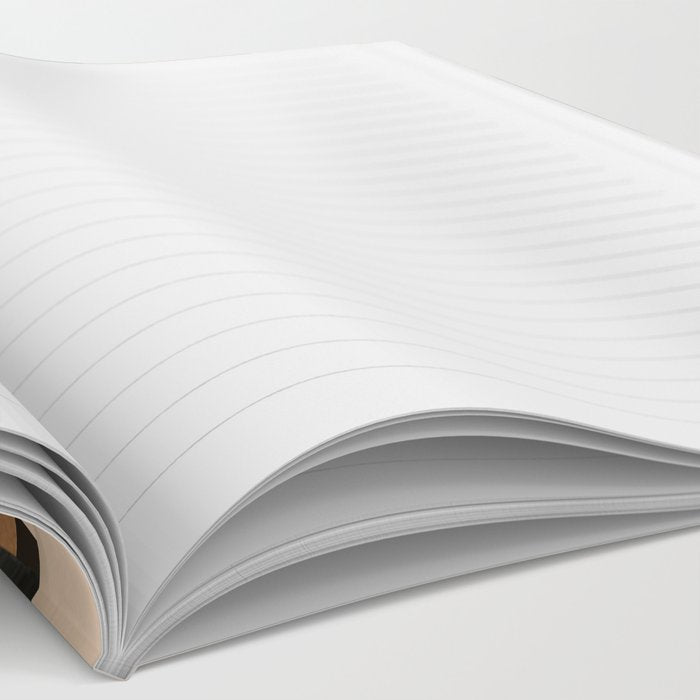 Minimal vase with plant leaves 1 Notebook Gallery Image 2