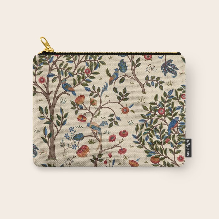 William Morris "Kelmscott Tree" 1. Carry All Pouch Gallery Image 1