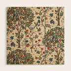 William Morris "Kelmscott Tree" 1. Wood Wall Art Gallery Image 1