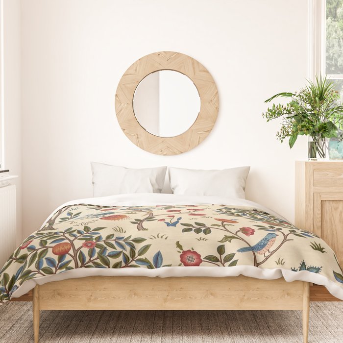 William Morris "Kelmscott Tree" 1. Duvet Cover Gallery Image 3