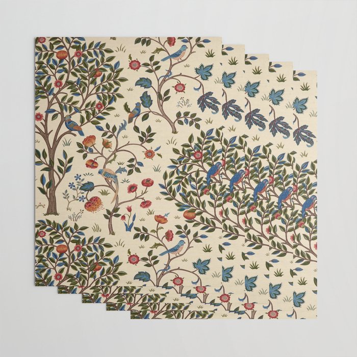 William Morris "Kelmscott Tree" 1. Wrapping Paper Gallery Image 3