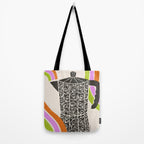 Moka Pot Rainbow - Cream Tote Bag Gallery Image 2