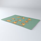 Pug Yoga Rug Gallery Image 3