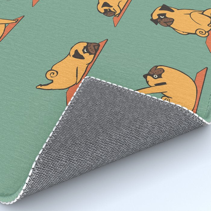 Pug Yoga Rug Gallery Image 4