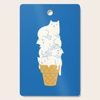 Cats Ice Cream Cutting Board Gallery Image 1