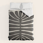 Sea Leaf: Noir Comforter Gallery Image 6