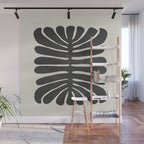 Sea Leaf: Noir Wall Mural Gallery Image 1