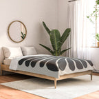 Sea Leaf: Noir Comforter Gallery Image 2