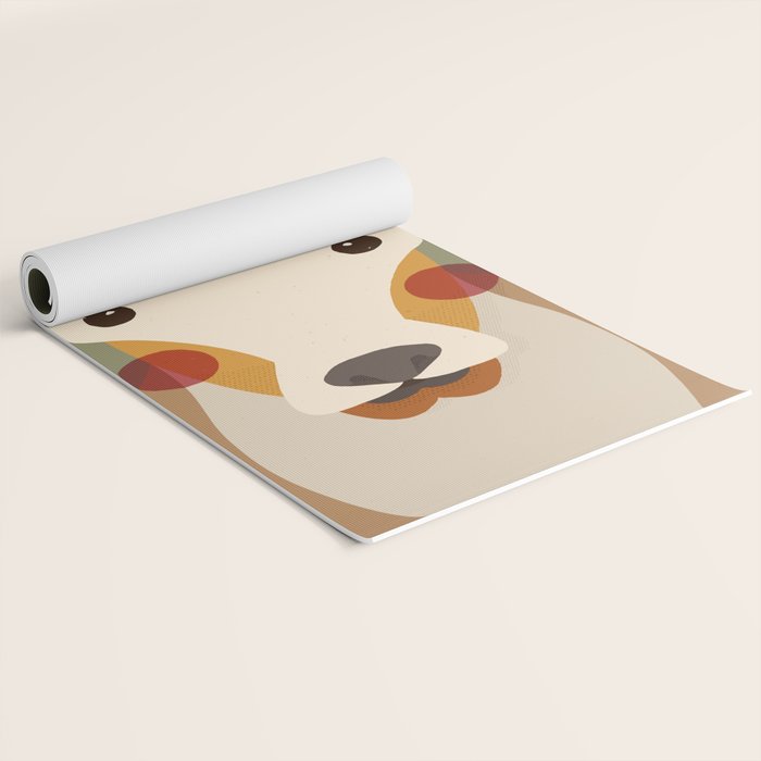 Red Deer Animal Portrait Yoga Mat Gallery Image 2