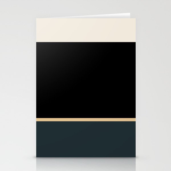 Contemporary Color Block XLV Stationery Card Gallery Image 1