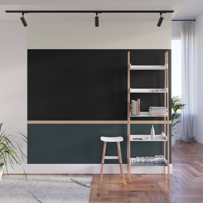 Contemporary Color Block XLV Wall Mural Gallery Image 1