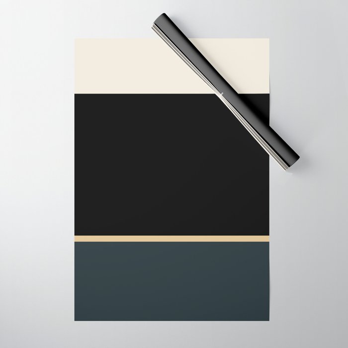 Contemporary Color Block XLV Wrapping Paper Gallery Image 1