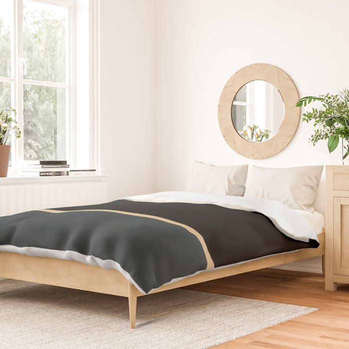 Contemporary Color Block XLV Duvet Cover Gallery Image 2