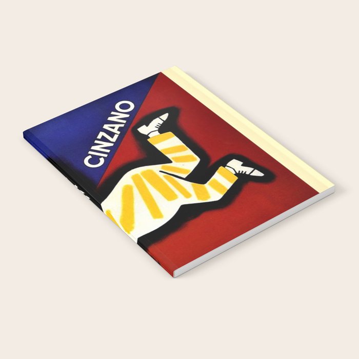 Vintage Cinzano Italian Yellow Zebra Advertisement Wall Art Notebook Gallery Image 2