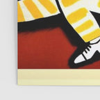 Vintage Cinzano Italian Yellow Zebra Advertisement Wall Art Poster Gallery Image 3