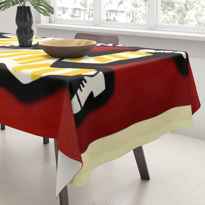Vintage Cinzano Italian Yellow Zebra Advertisement Wall Art Tablecloth Gallery Image 3