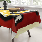 Vintage Cinzano Italian Yellow Zebra Advertisement Wall Art Tablecloth Gallery Image 3
