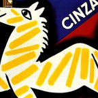 Vintage Cinzano Italian Yellow Zebra Advertisement Wall Art Coffee Mug Gallery Image 2