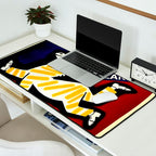 Vintage Cinzano Italian Yellow Zebra Advertisement Wall Art Desk Mat Gallery Image 2