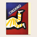 Vintage Cinzano Italian Yellow Zebra Advertisement Wall Art Notebook Gallery Image 4