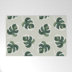 Monstera Cat pattern 1 Welcome Mat Gallery Image 1