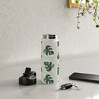 Monstera Cat pattern 1 Water Bottle Gallery Image 4