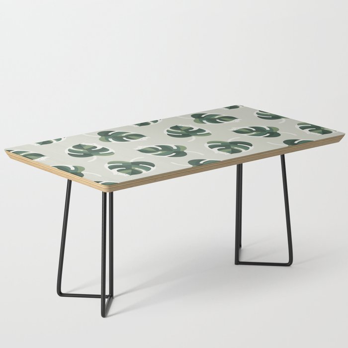 Monstera Cat pattern 1 Coffee Table Gallery Image 1