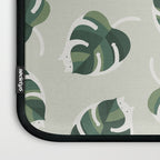 Monstera Cat pattern 1 Laptop Sleeve Gallery Image 3
