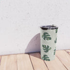 Monstera Cat pattern 1 Travel Mug Gallery Image 4