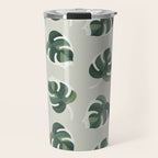 Monstera Cat pattern 1 Travel Mug Gallery Image 1