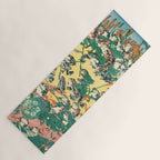 Fashionable Battle of Frogs by Kawanabe Kyosai, 1864 Yoga Mat Gallery Image 1
