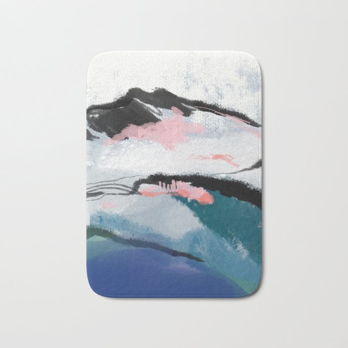 snow mountain Bath Mat Gallery Image 1