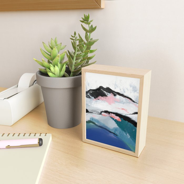 snow mountain Mini Art Print Gallery Image 2