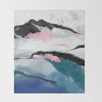 snow mountain Throw Blanket Gallery Image 2