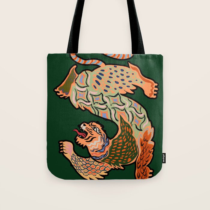 Asian Tiger  Tote Bag Gallery Image 1