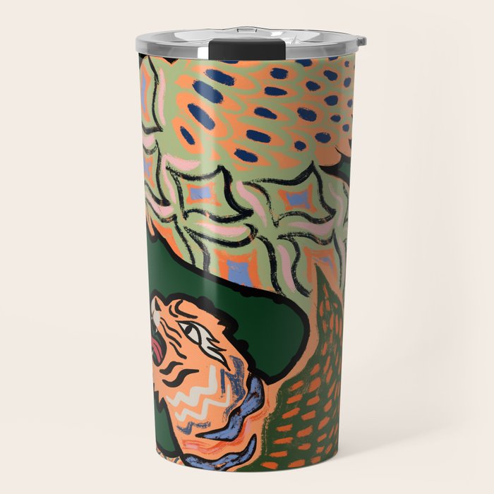 Asian Tiger  Travel Mug Gallery Image 1