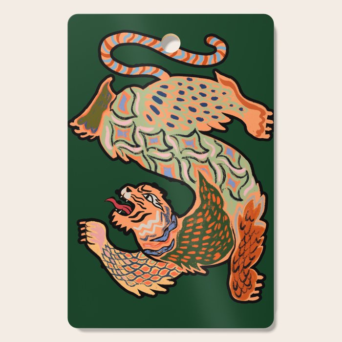 Asian Tiger  Cutting Board Gallery Image 1