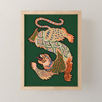 Asian Tiger  Mini Art Print Gallery Image 1