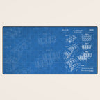 Legos Patent - Legos Brick Art - Blueprint Desk Mat Gallery Image 3
