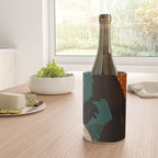 mid century black summer garden Wine Chiller Gallery Image 4