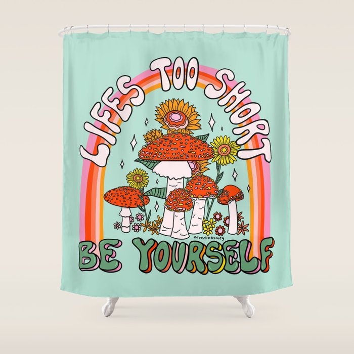 Lifes Too Short Shower Curtain Gallery Image 1