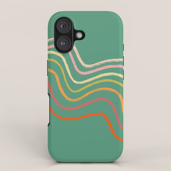 Groovy Color waves iPhone Case Gallery Image 1