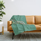 Groovy Color waves Throw Blanket Gallery Image 1