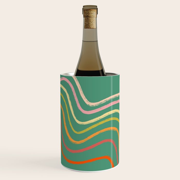Groovy Color waves Wine Chiller Gallery Image 1