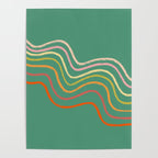 Groovy Color waves Poster Gallery Image 4